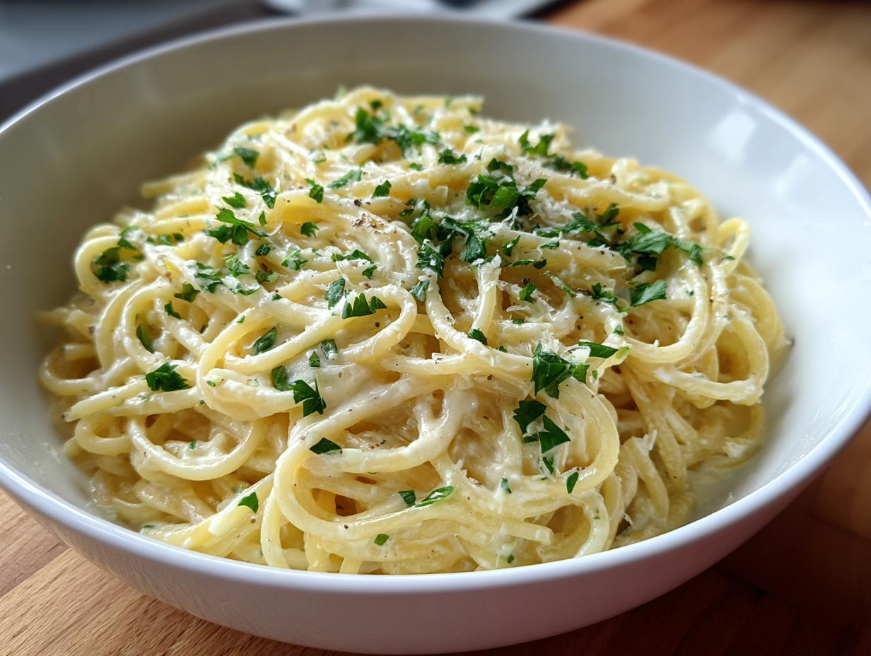 One Pot Creamy Garlic Pasta - detail 2