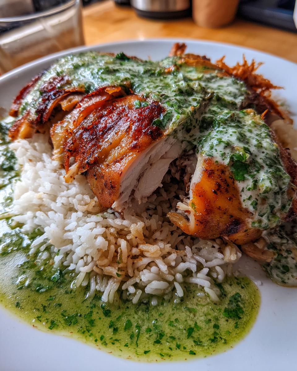Peruvian Chicken and Rice with Green Sauce is a complete meal that's loaded with incredible flavor! Marinated ch‚Ä¶ | Chicken dishes recipes, Recipes, Poultry recipes - detail 1