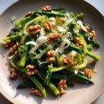 Raw Asparagus Salad with Walnuts & Parmesan | Alexandra's Kitchen