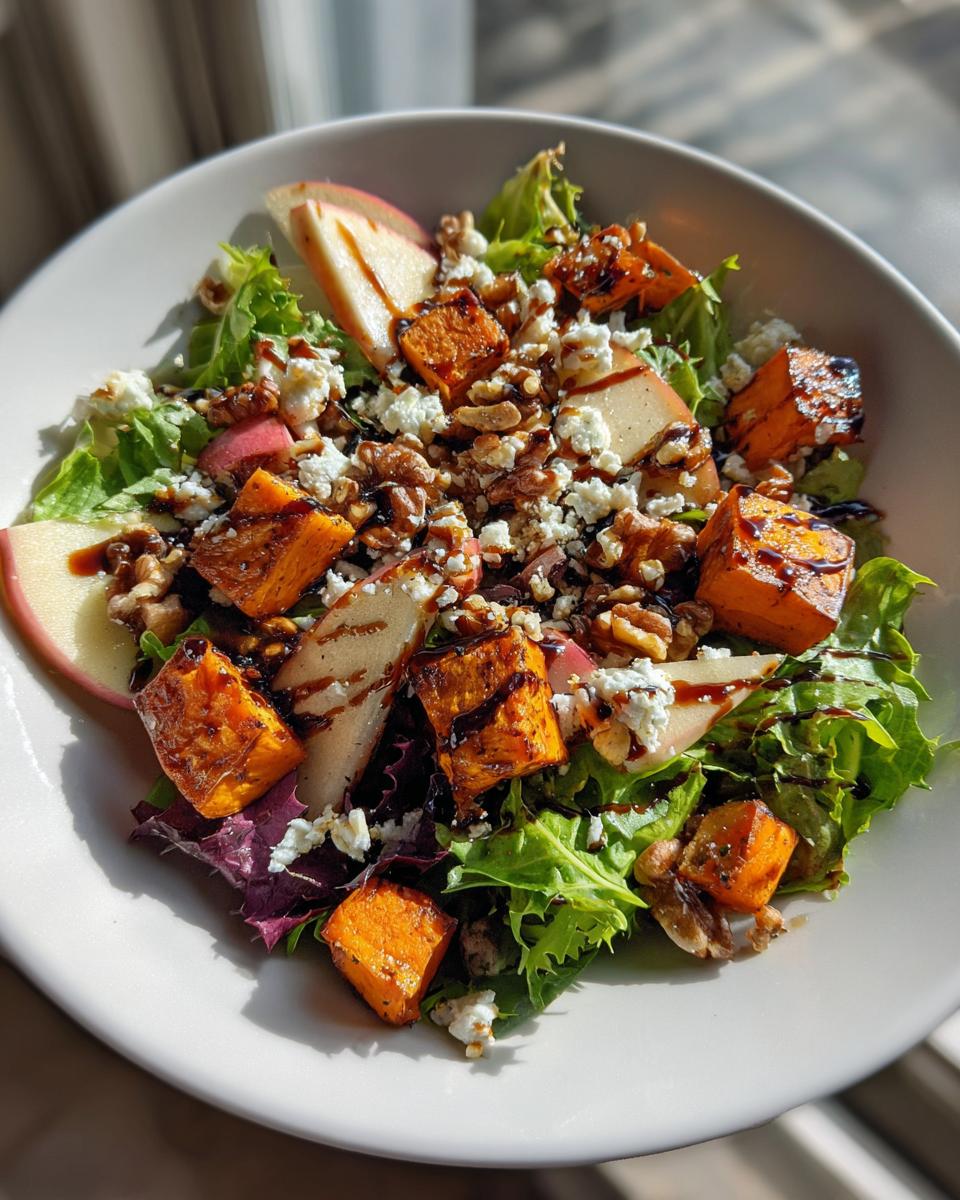 Roasted Sweet Potato & Apple Harvest Salad - detail 1