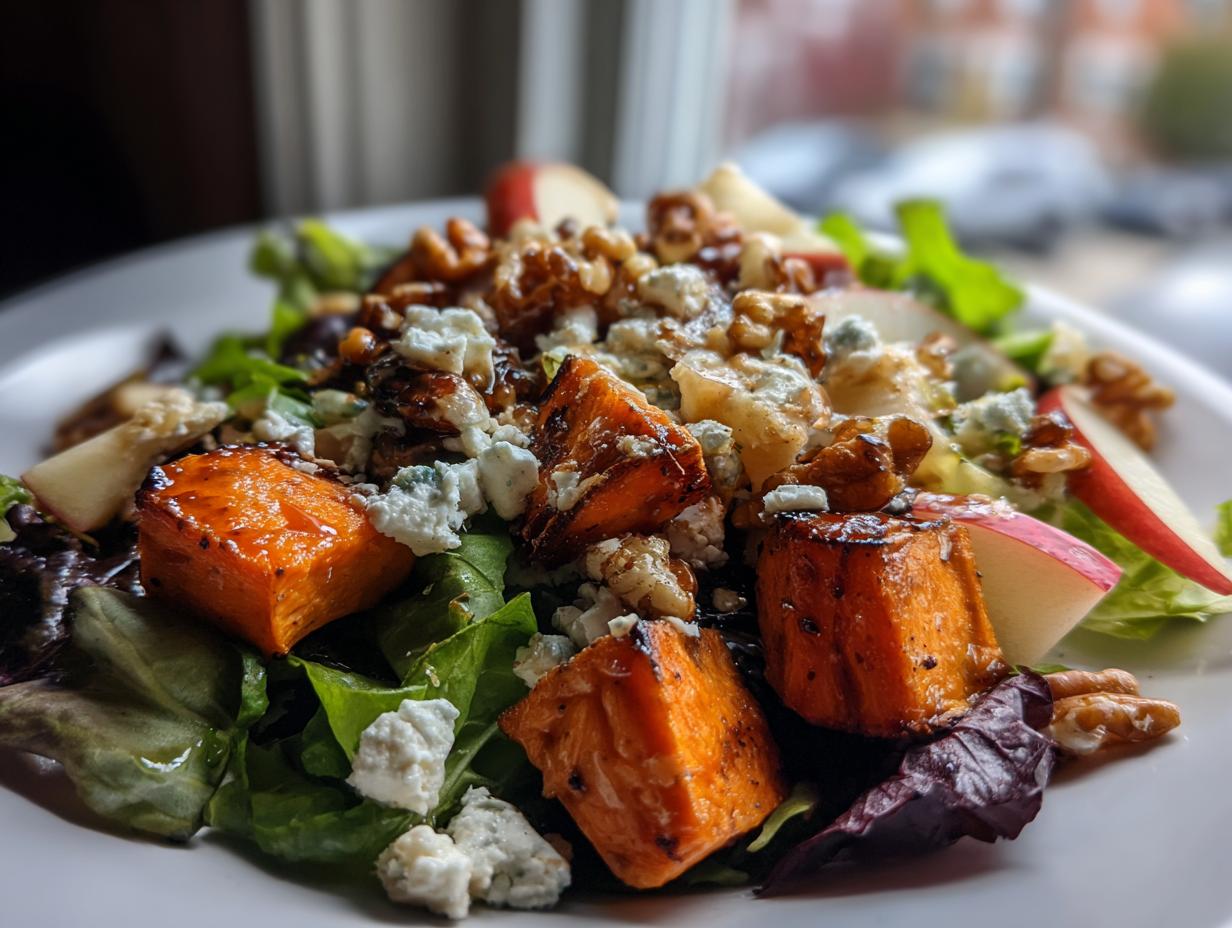 Roasted Sweet Potato & Apple Harvest Salad - detail 2