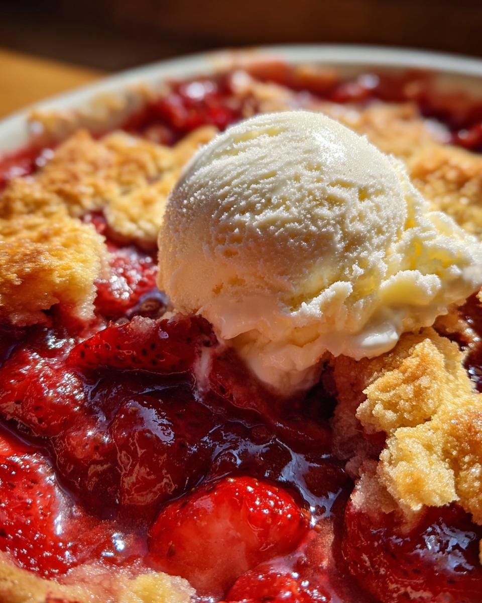 STRAWBERRY COBBLER - detail 2