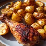 Sheet Pan Chicken Drumsticks & Potatoes (One-Pan Meal)