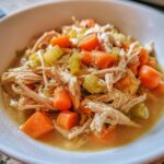 Slow Cooker Chicken & Veggies (Light Winter Dinner)