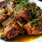 Slow Cooker Honey Garlic Chicken Thighs (No Potatoes)