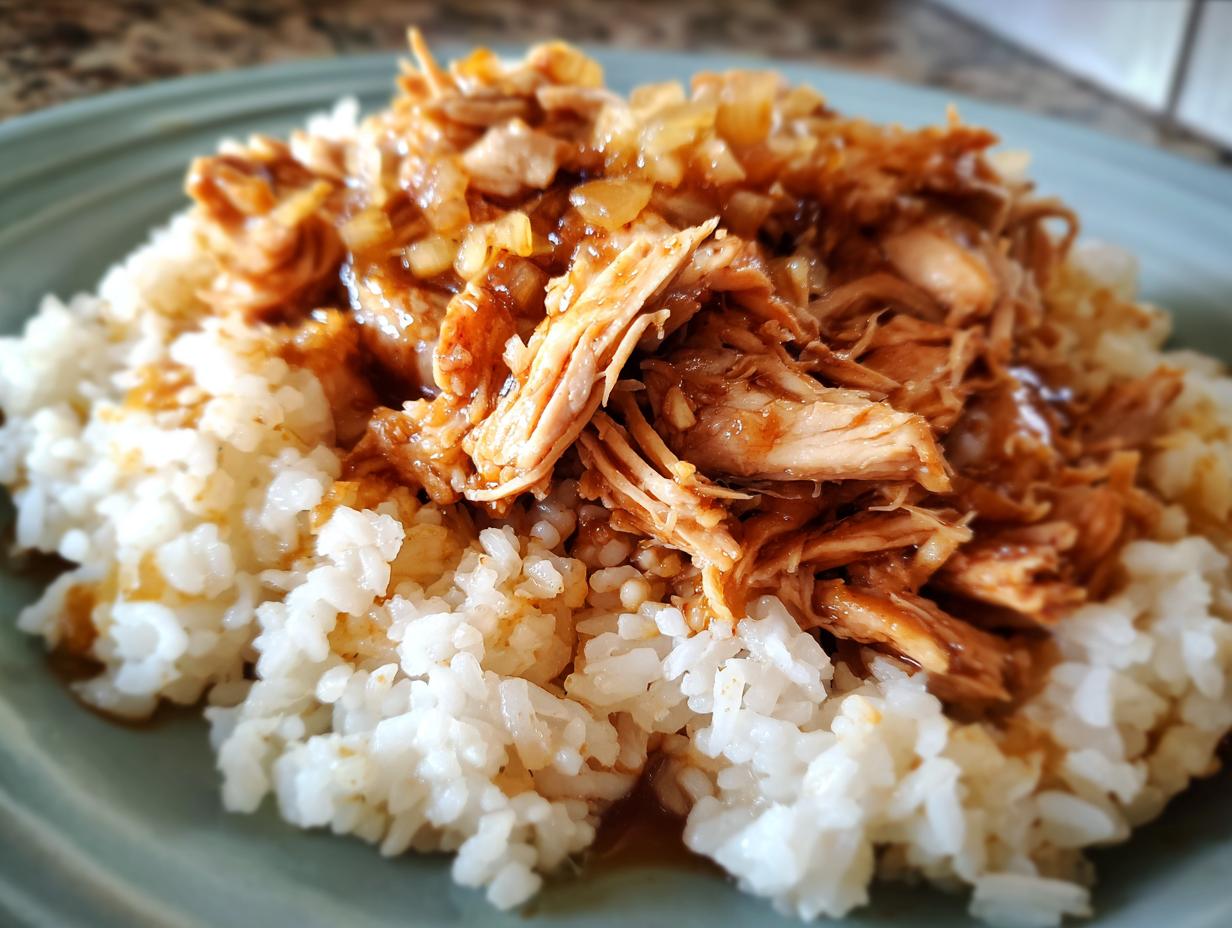 Slow Cooker Teriyaki Chicken & Rice (All-in-One Meal) - detail 2