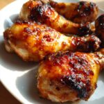 Sticky Honey Garlic Chicken Drumsticks (Oven-Baked)