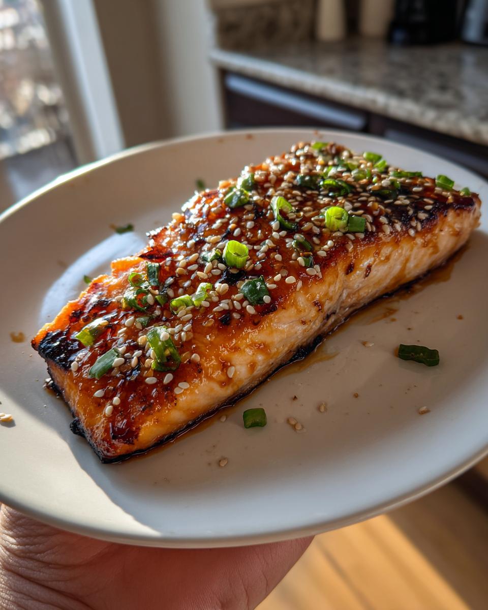 Sticky Honey Garlic Salmon (Oven or Skillet) - detail 1