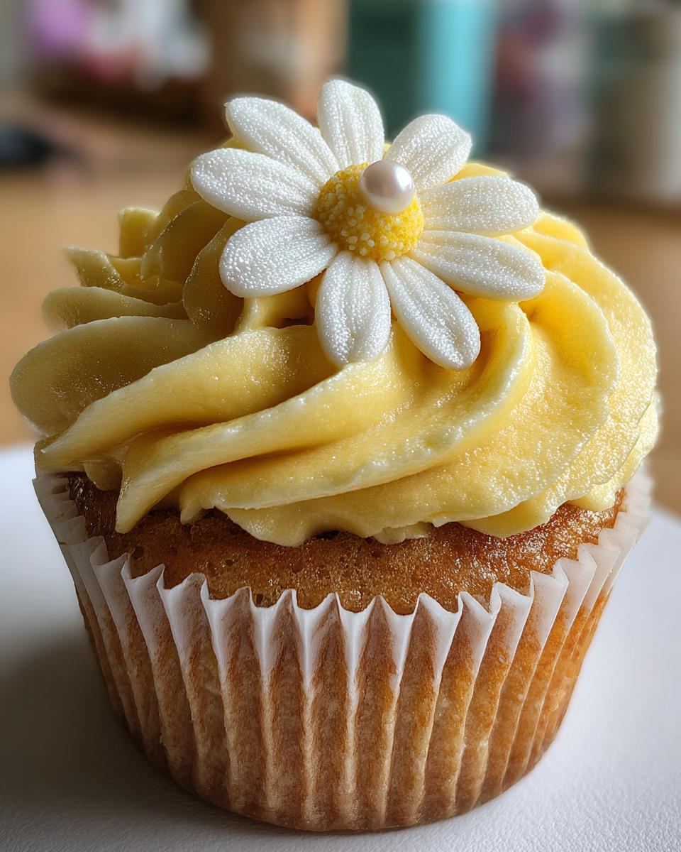 Super Cute Daisy Cupcakes | Lucia Paula - detail 2
