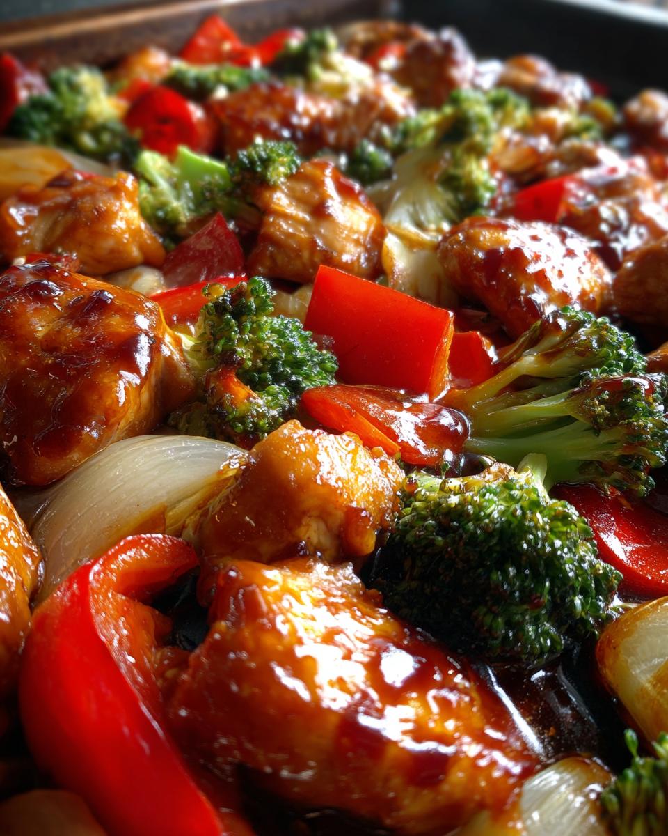 Teriyaki Chicken & Veggie Sheet Pan Dinner - detail 1