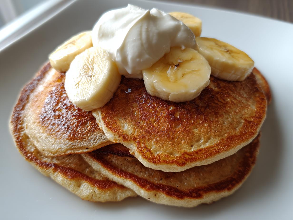 3-Ingredient Banana Yogurt Pancakes - detail 1
