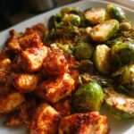 Air Fryer Trader Joe's Sweet Chili Chicken & Brussels Sprouts