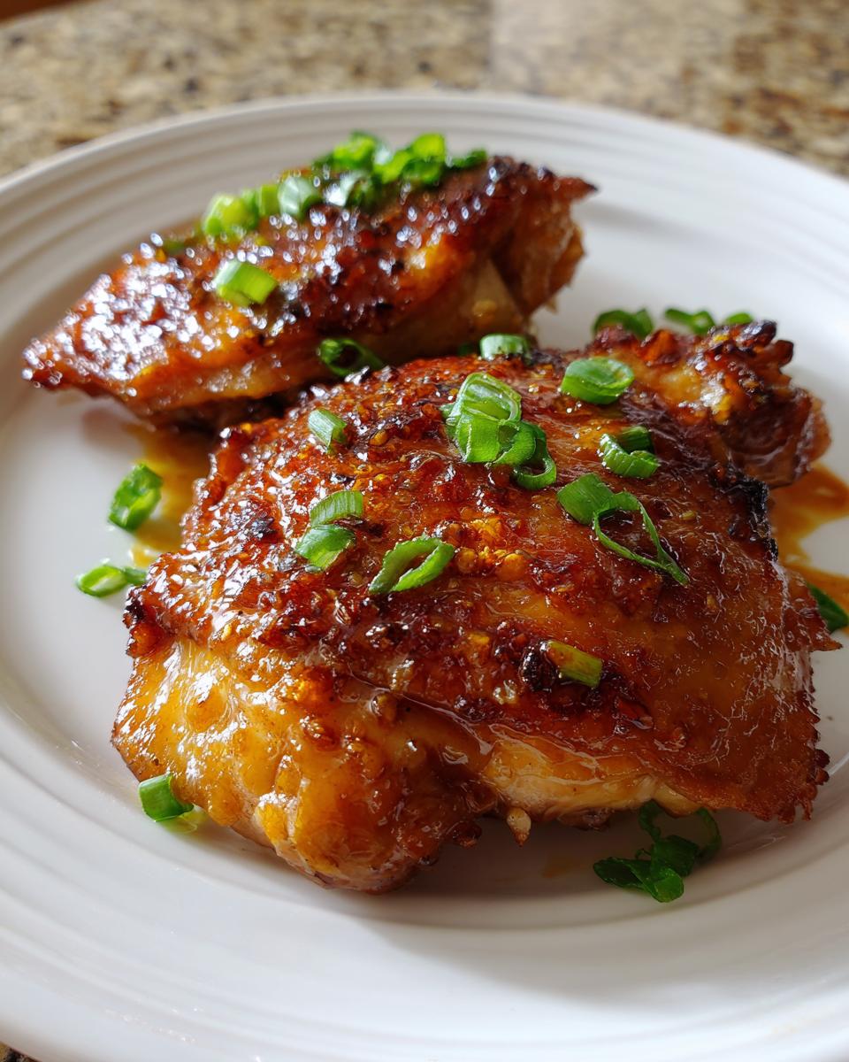 Asian-Style Garlic Chicken Thighs at Home - detail 2