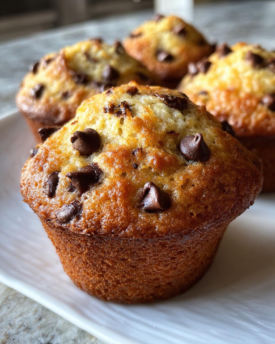 Banana Yogurt Chocolate Chip Muffin Tops - detail 1