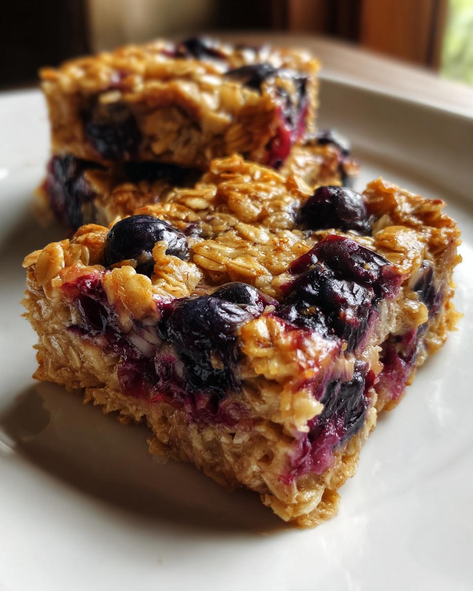Blueberry Yogurt Oat Squares for Busy Days - detail 2
