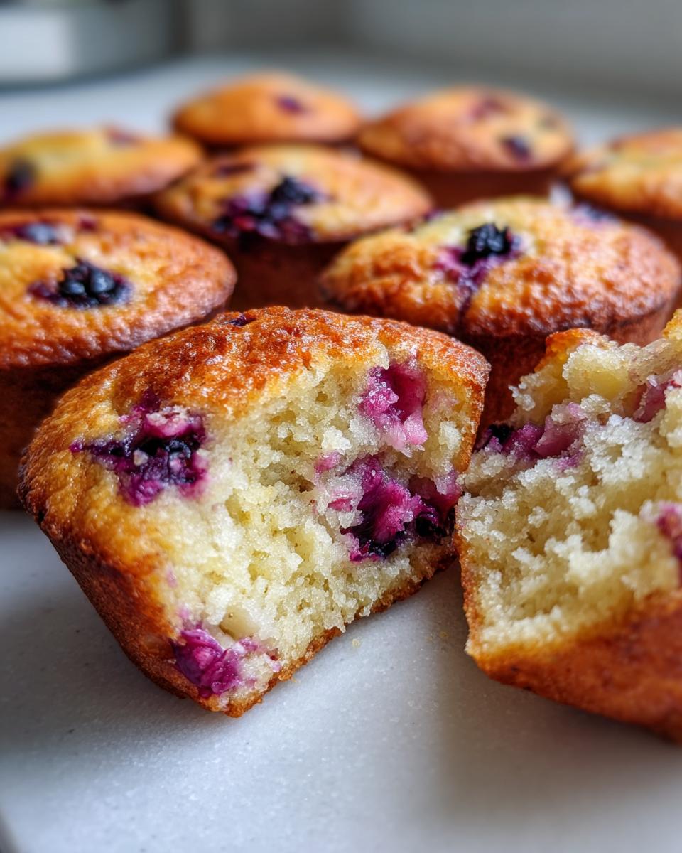Blueberry Yogurt Protein Muffin Bites - detail 1