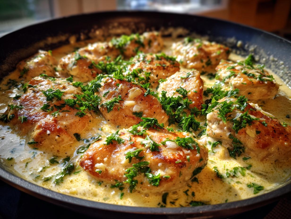 Creamy Garlic Chicken: 30-Min. & So Delicious!