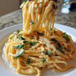 Creamy Pasta with Three Cheeses
