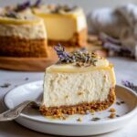 Delicious Honey Lavender Cheesecake with a Creamy Floral Twist