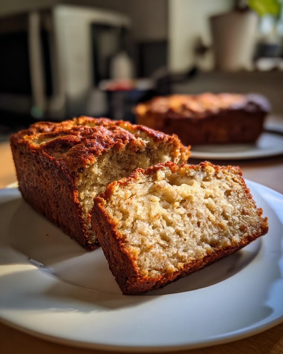 Easy Banana Breakfast Cake with Greek Yogurt - detail 1