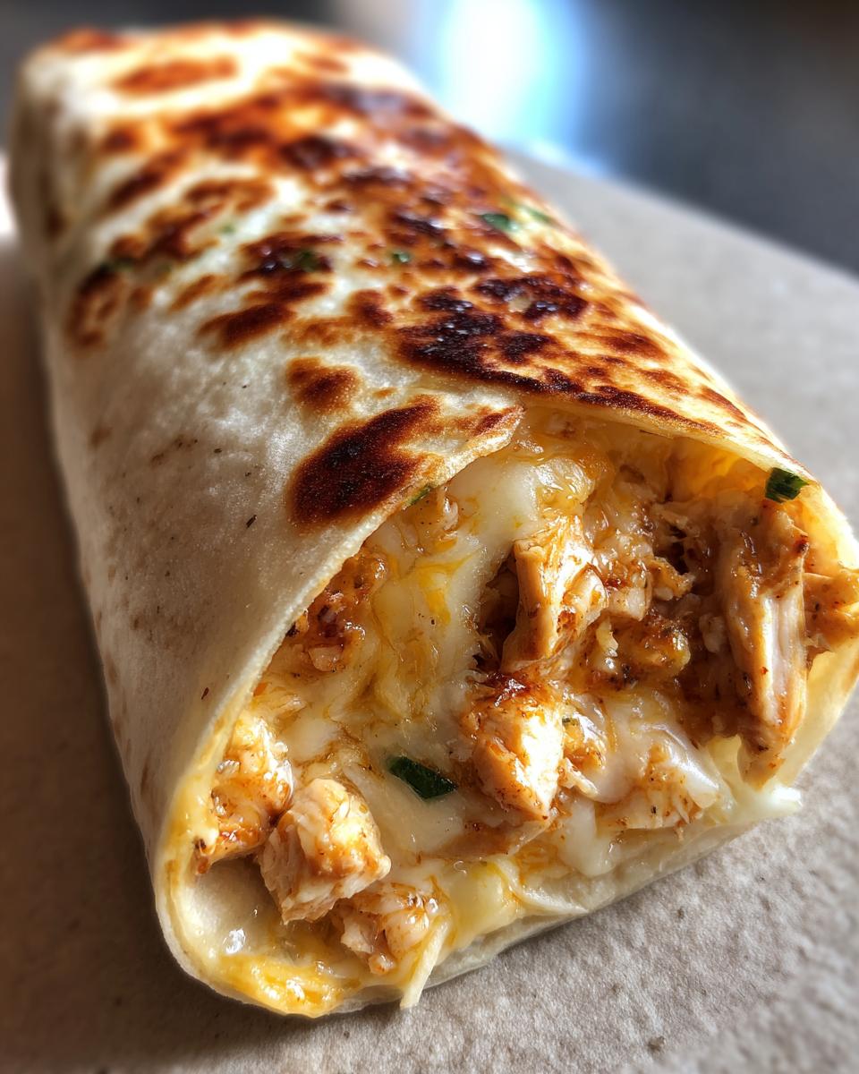 Easy Cheesy Garlic Chicken Wraps (Ready in 20 Minutes) - detail 1