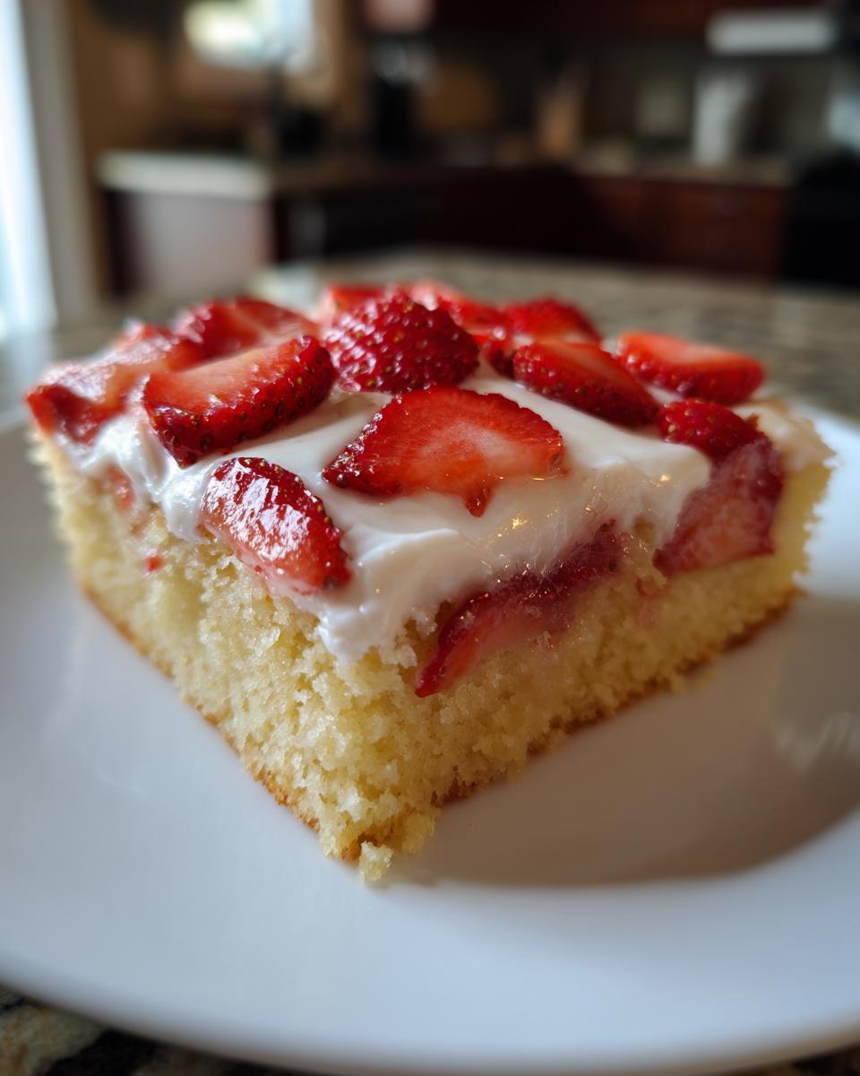 Yummy: 1 Easy Strawberry Sheet Cake for Gatherings 4 Easy Strawberry Sheet Cake for Family Gatherings - detail 1