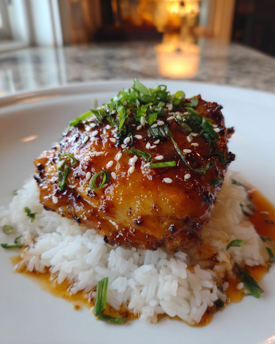 Fast Chicken Thigh Dinner with Sticky Sauce - detail 1