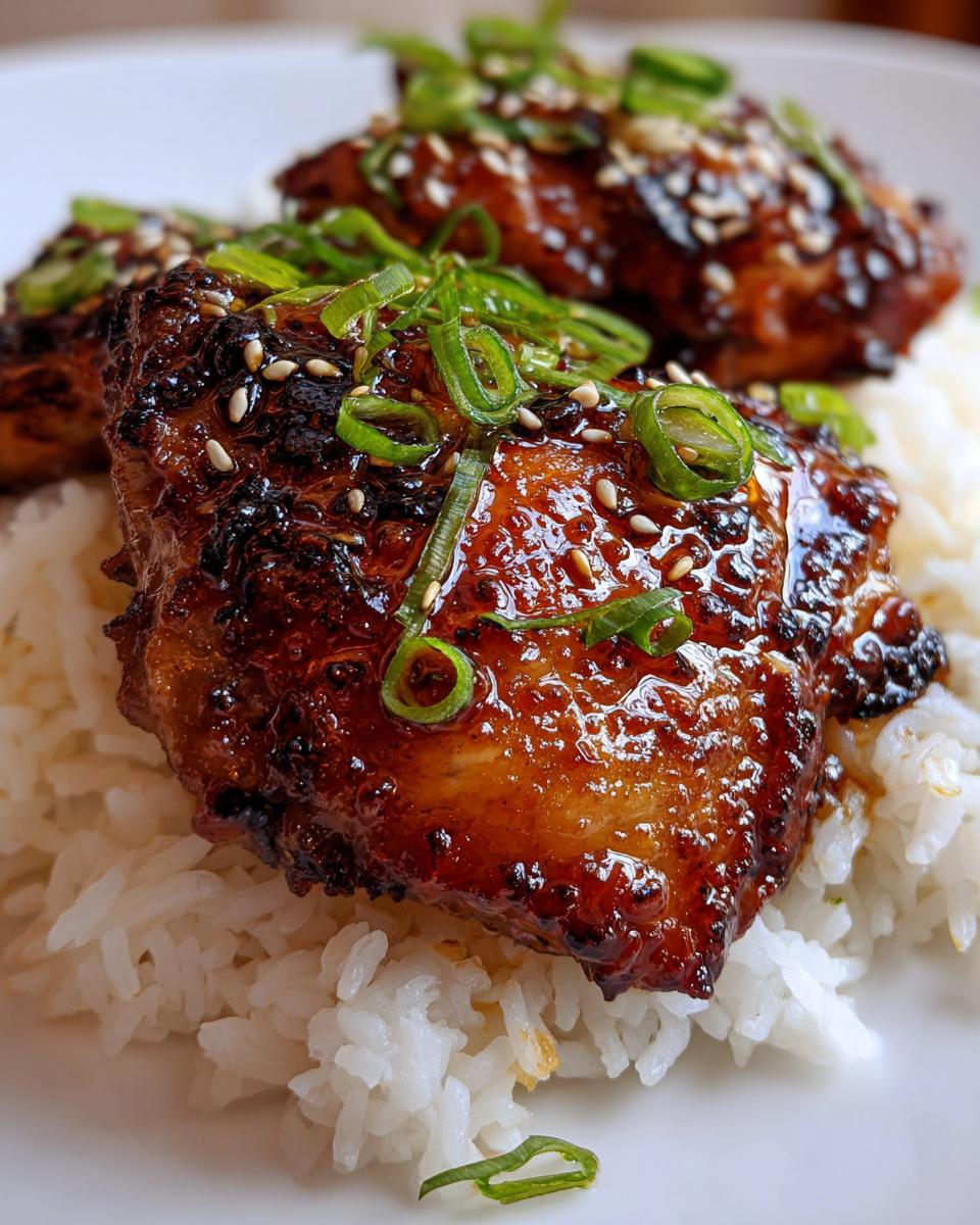 Fast Chicken Thigh Dinner with Sticky Sauce - detail 2