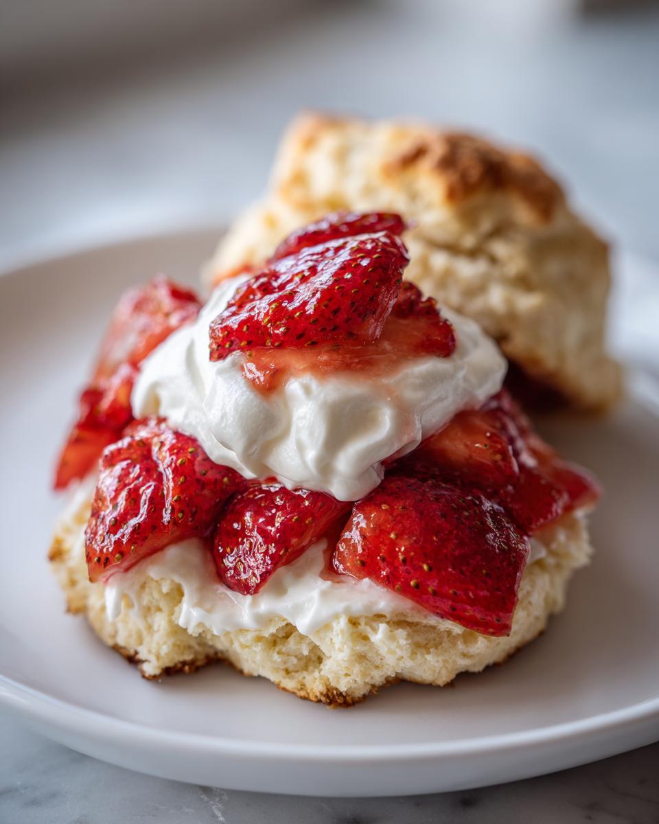 Fluffy Strawberry Shortcake Biscuits (Better Than Cake) - detail 1