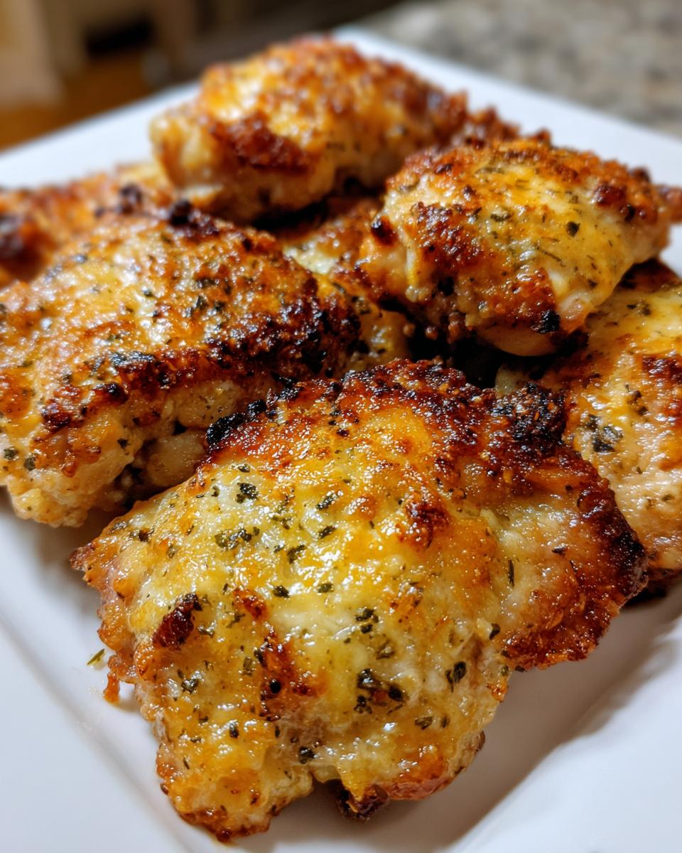 Garlic Parmesan Chicken Thighs - detail 1