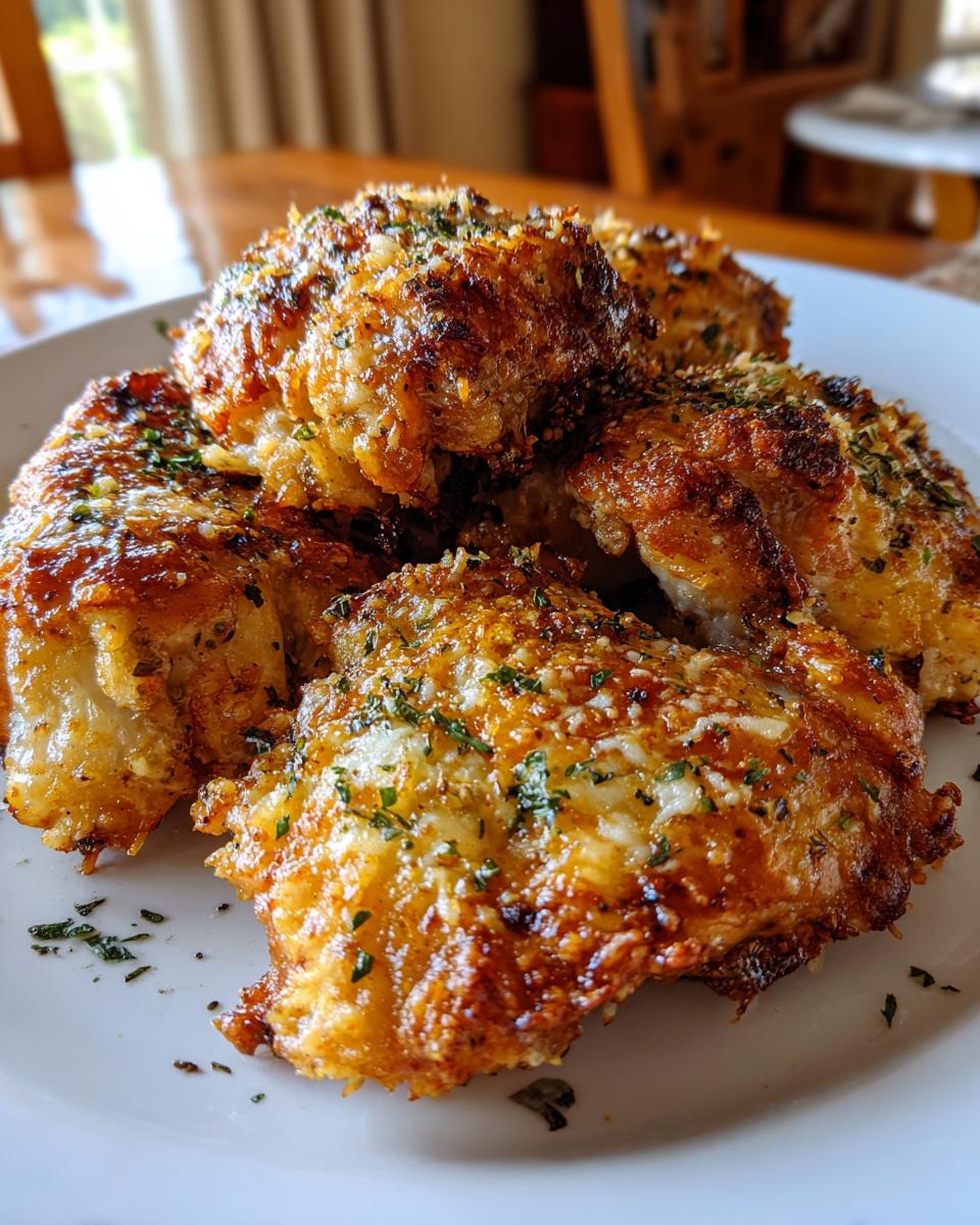 Easy  Garlic Parmesan Chicken Thighs In Under 1 Hour!