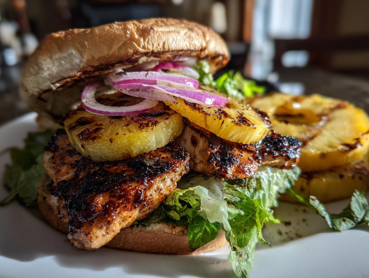 Hawaiian Huli Huli Chicken Stack - detail 2