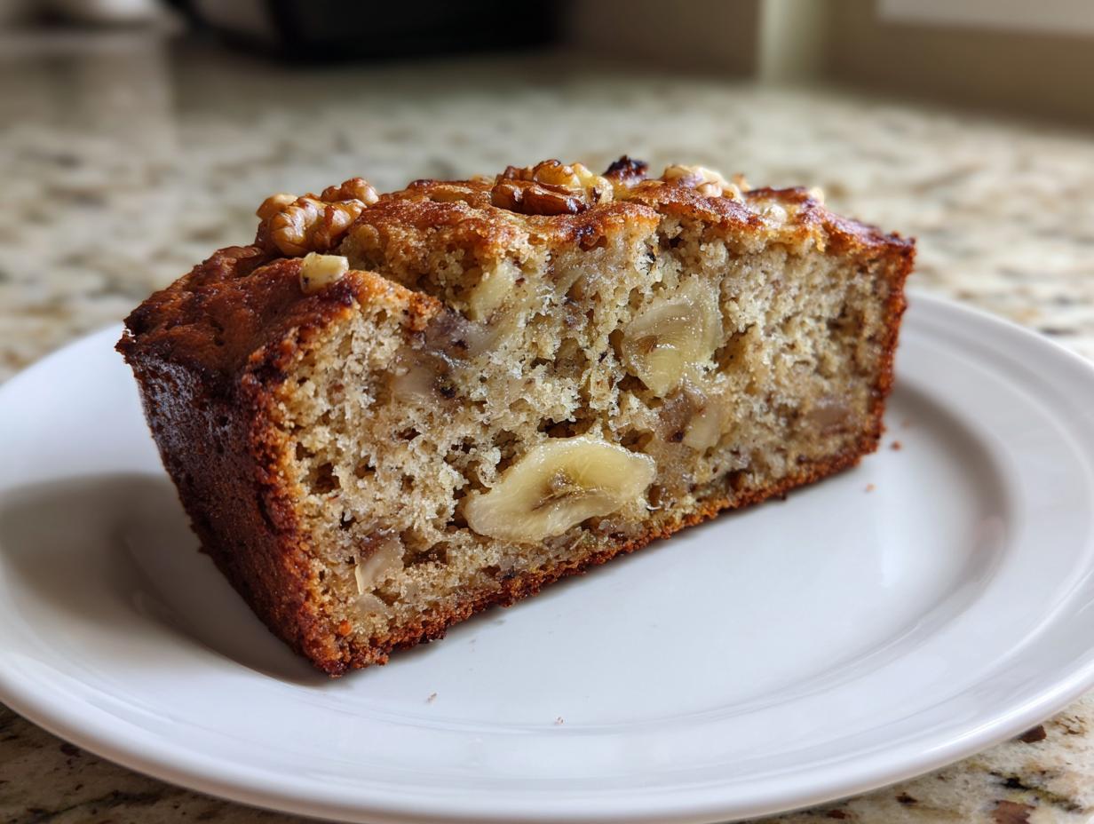 Healthy Greek Yogurt Banana Bread - detail 1