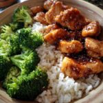 Honey Garlic Chicken & Rice Bowl