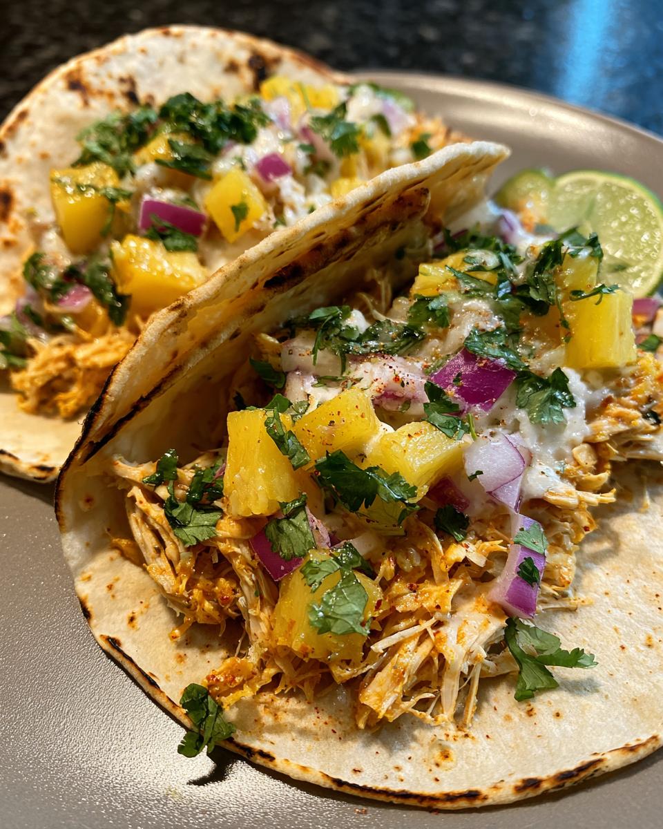 Pineapple Chicken Tacos: Healthy & Flavorful - detail 1