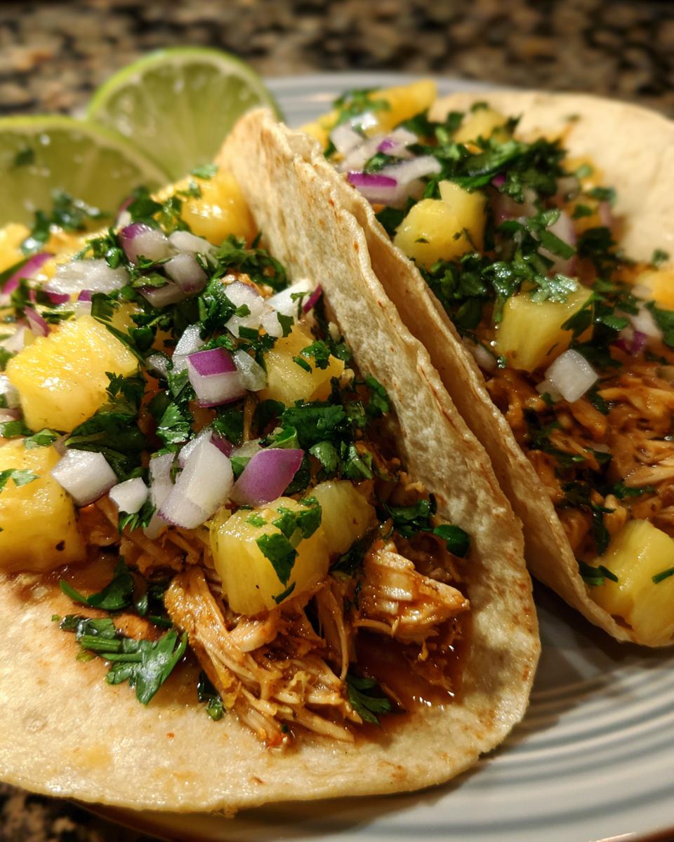 Pineapple Chicken Tacos: Healthy & Flavorful - detail 2