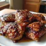 Skillet Chicken Thighs with Brown Sugar Glaze