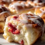 Irresistible: 12 Soft Strawberry Sweet Rolls Recipe 4 Soft Strawberry Sweet Rolls with Creamy Glaze