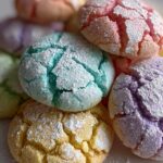 Springtime Crinkle Cookies: A Burst of Pastel Charm - Pin Desserts