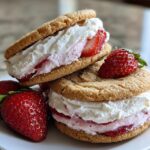 Strawberry Whipped Cream Sandwich Cookies