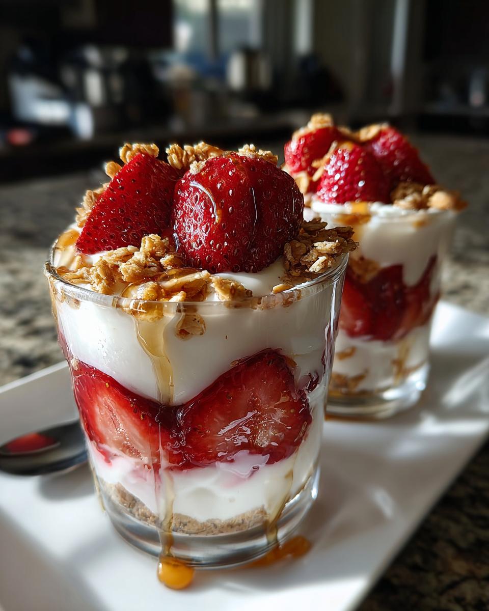 Strawberry Yogurt Dessert Cups – Light & Creamy - detail 2