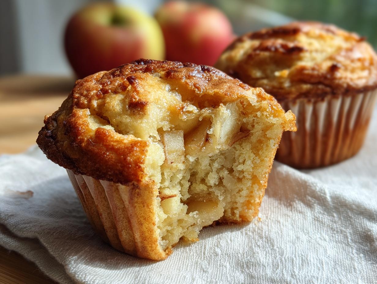 Apple Cinnamon Greek Yogurt Muffins - detail 2