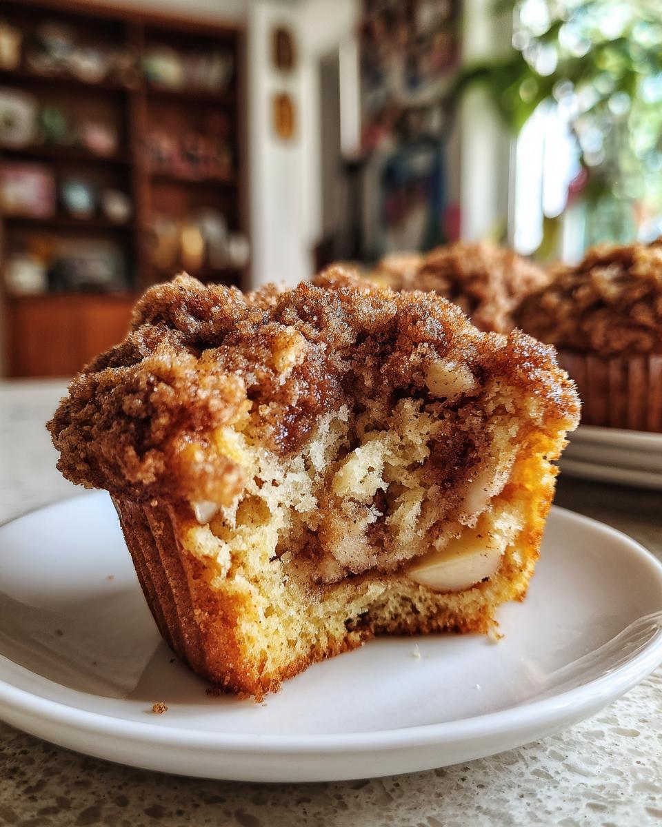 Apple Cinnamon Streusel Muffins - detail 2