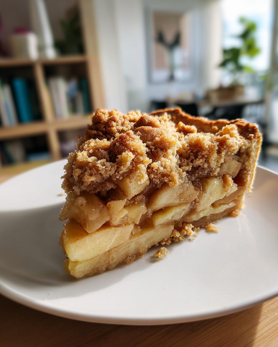 Apple Crumble Pie - detail 1