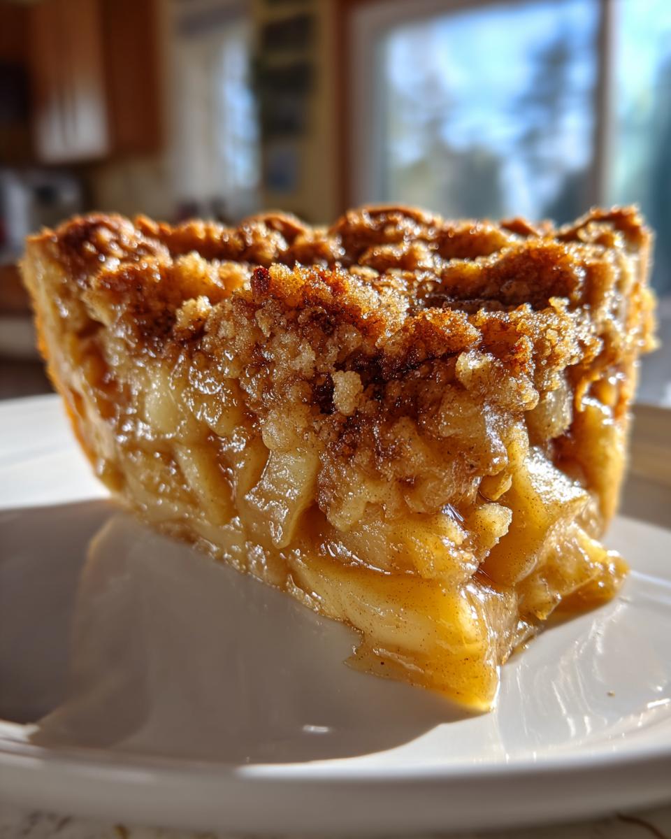 Apple Crumble Pie - detail 2