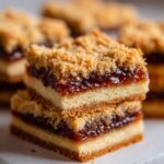 Apricot Jam Shortbread Bars