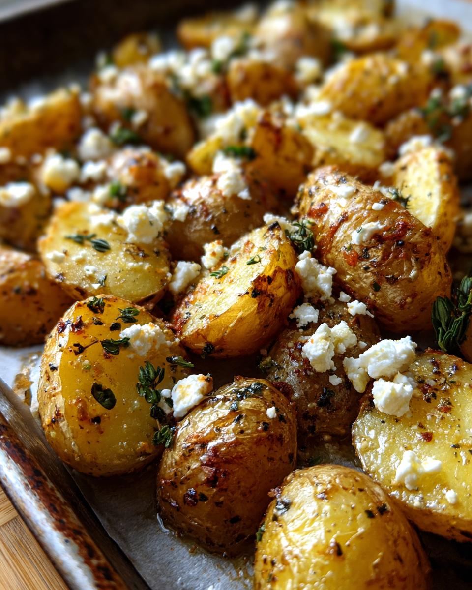Baked Feta Roasted Potatoes - detail 2