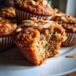 Banana Almond Oat Muffins
