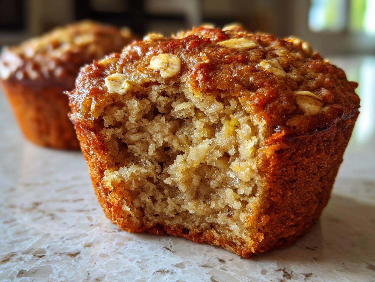 Banana Oat Breakfast Muffins - detail 2