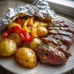 Blackstone Steak and Potato Foil Dinner